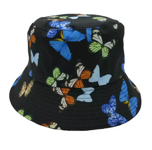 Black Butterfly Bucket Hat