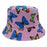 Pink Butterfly Bucket Hat